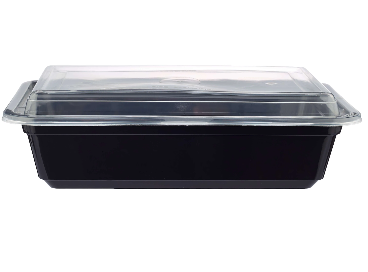 Black Base Rectangular Container