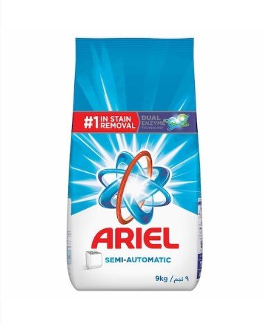 Ariel Semi-Automatic Laundry Detergent Powder Original Scent 9kg