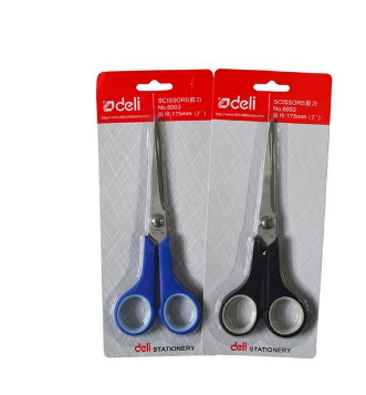 DELI SCISSOR (6003) 7INCHES RUBBER GRIP