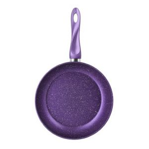 Royalford Frypan With Durable Granite Coating - Aluminium - Purple - RF10262-Purple