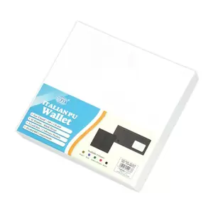 FIS Italian PU Bifold Design Wallets Polyurethane For Men, ID Card Window, 6 Card Slots, 2 Sideways Pockets, Divided Bill Compartments, Black Colour, Closed Size 100 x 105 mm - FSPQBKD5