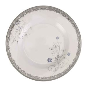 Royalford Melamineware 10" Flat Plate Floral - Melamine - Multicolor