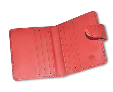 FIS Maroon Polyurethane For Unisex - Card & ID Cases - FSNCEX16MRD1