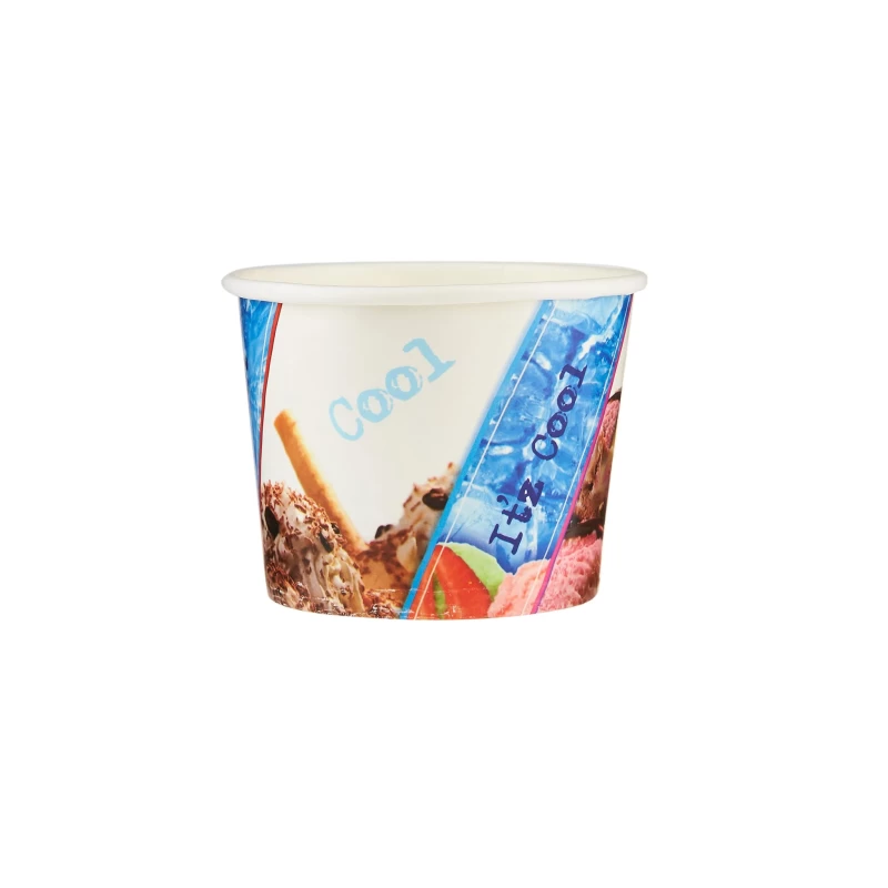 Paper Ice Cream Cup Printed 400ml