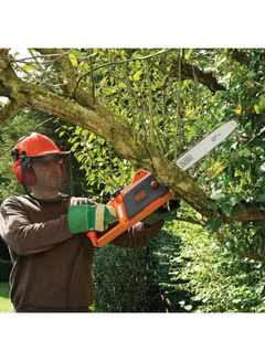 Corded Chainsaw, With Powerful High ,Torque And Chain Brake, System 1800W CS1835-GB ,Orange/Black,
