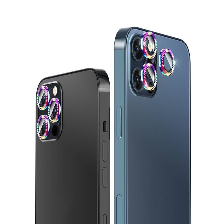 Green Anti-Glare Transparent Camera Lens for iPhone 12 Pro Max ( 6.7" ) - Rainbow