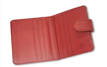 FIS Maroon Polyurethane For Unisex - Card & ID Cases - FSNCEX16MRD2