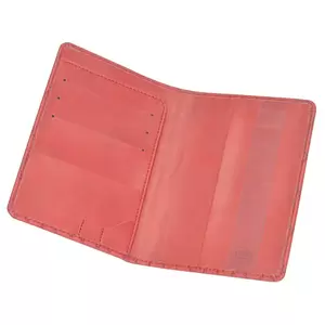 FIS Maroon Polyurethane For Unisex - Passport Wallet - FSGNMRD1