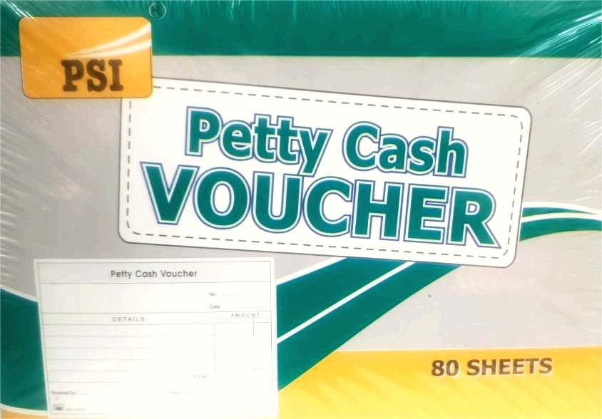 PSI A6 Petty Cash Voucher Books 80 Sheets