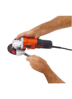 Angle Grinder With Slider Switch And Side Handle 650W G650-B5 Orange/Black