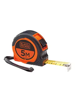 Short Tape, Black/Orange, 5x19mm