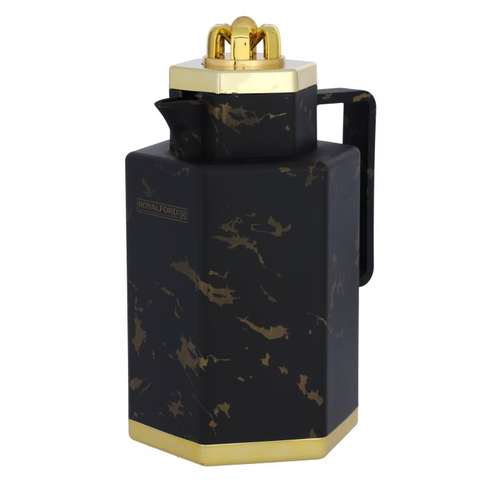 Dania Double Wall Vacuum Flask, Durable Design, 1L, RF10204 | Premium-Quality PP Outer Body | ASBESTOS Free Pink Glass Inner | Portable & Leak-Resistant