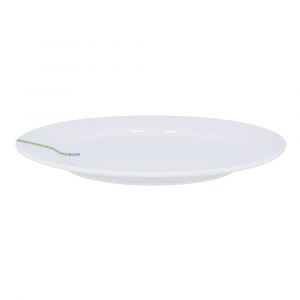 Royalford Magnesia Flat Plate - Porcelain - White - 8 INCH