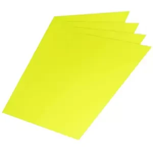 100-Sheets FIS A4 Color Label Fluorescent Orange - FSLA1-100FOR