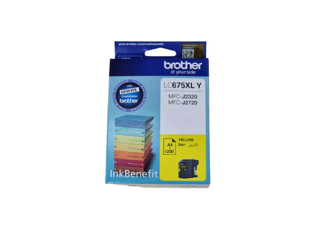 Brother LC675XL Yellow Ink Cartridge (LC675XL-Y)