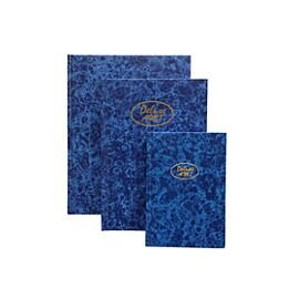 DELUXE RULED MANUSCRIPT/REGISTER BOOK, A4, 210X297 MM, BLUE