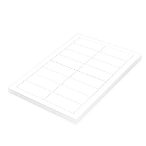 FIS Multipurpose Laser Labels, Colour White, Size 88.9X33.8MM, (16 Sticker x 100 Sheet) A4 Size, E.U. Origin Material - FSLA16-7-100