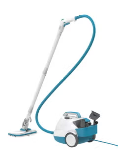 Pressurized Steam Cleaner with 8 Accessories, 2000 W ,BHSMP2008-GB, White/Blue