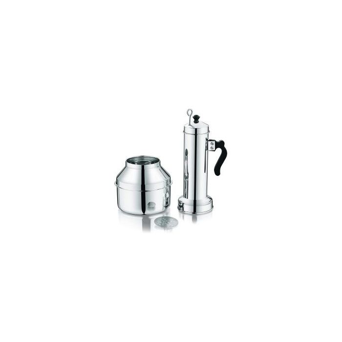 Royalford RF9708 Puttu Maker - Stainless Steel Food Grade Material | Dishwasher Safe, Bakelite Knob & Sturdy Handle | Stainless Steel Stick | Compatible With Hot Plate, Halogen, Gas, & Induction Tops