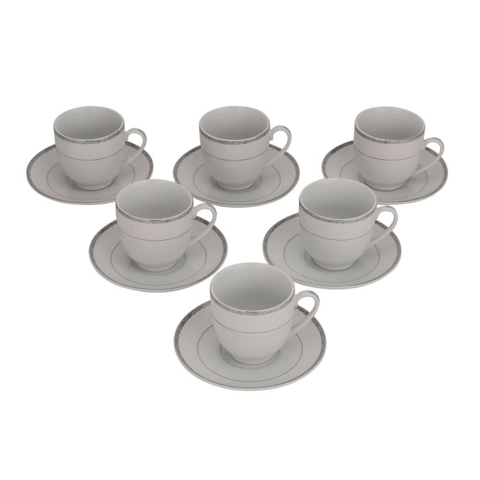 Royalford RF10555 12Pcs Tea Cup And Saucer Set
