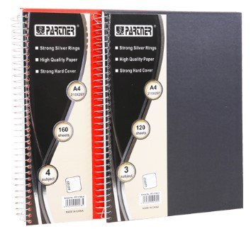 Partner Notebook A4 120 Sheets 3 Subject PT-17013