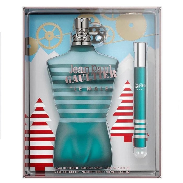 JEAN PAUL GAULTIER LE MALE (M) SET EDT 200ML + EDT 10ML
