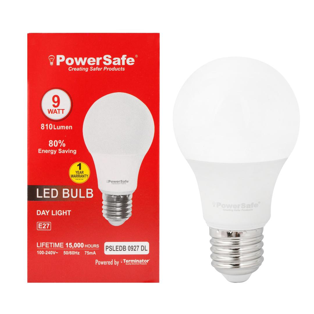 PowerSafe brand 9W LED Bulb E27 – Day Light