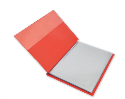 FIS Display Book 12-Pockets A3, Red - FSDA12A3RE