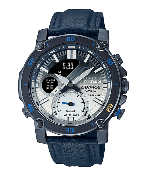 Casio Edifice ECB-20AT-2ADR, Analog-Digital Smartphone Link Men's Watch, Blue