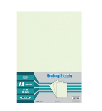 FIS Binding Sheet, 240 gsm, Packet of 100 Pcs. - FSBD240A4SE