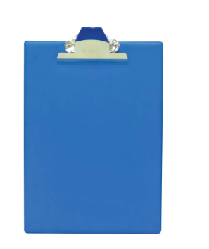 FIS PVC Jumbo Clip Board with Rubber Handle - FSCBRHA4BL