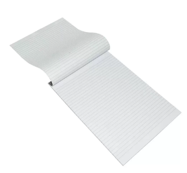 10-Piece FIS Letter Writing Pad A4, 80-Sheets, Sigle Line - FSPDA41502