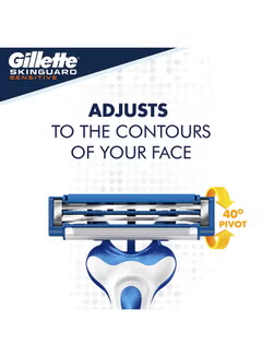 Skin Guard Sensitive Disposable Razor 2 Count