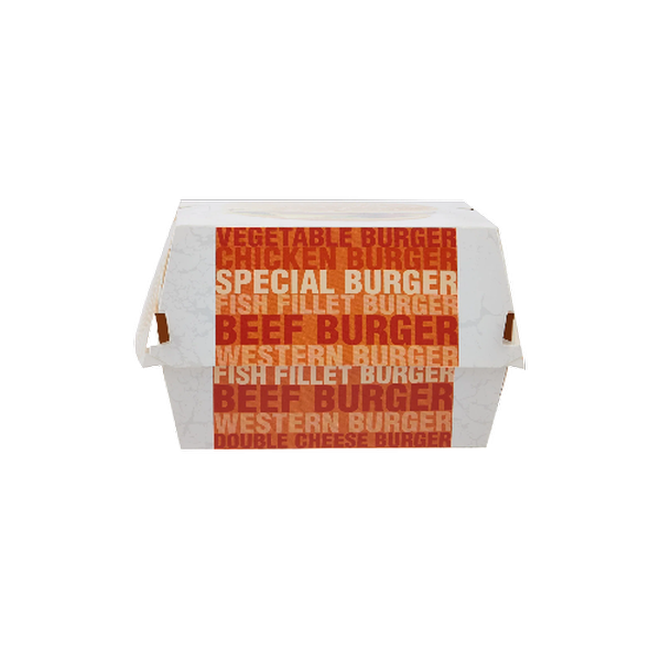 Paper Burger Box Printed