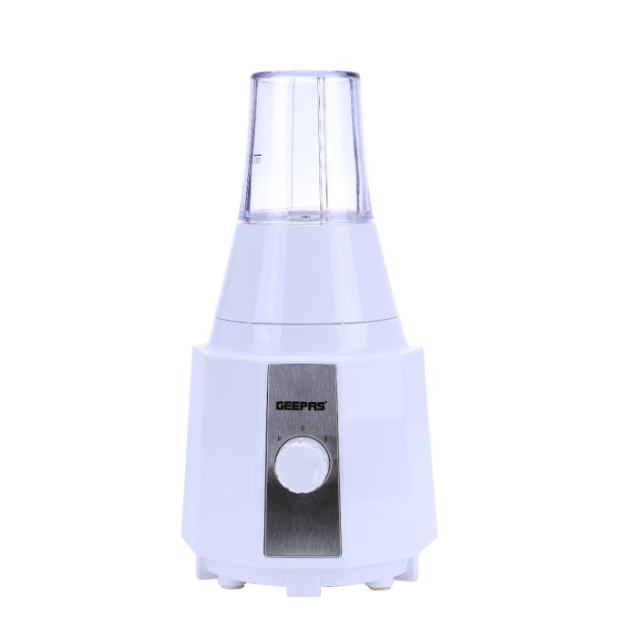 Geepas GSB9891 400W 3 In 1 Multi-Functional Blender - Stainless Steel Blades, 2 Speed Control With Pulse | 1.5L Jar | Ice Crusher, Chopper, Coffee Grinder & Smoothie Maker| 2 Year Warranty
