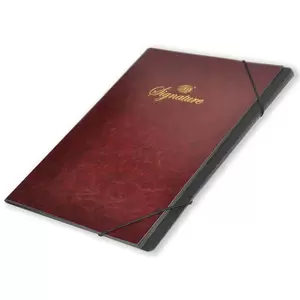 FIS Signature Book 12-Divisions Soft Cover, 240x312 mm, Brown - FSCLSC12BR