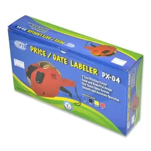 FIS Price/Date Label Machine 2 Line Printing, Yellow Color - FSPX04YL