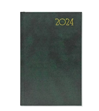 FIS A5 Diary 2024 Green (French) - FSDI29FR24GR