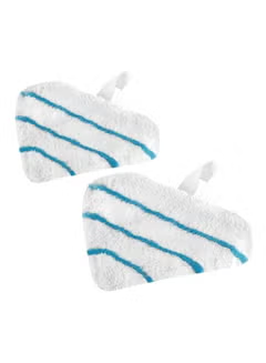 -2Piece Deluxe Mop Pad White/Blue,,