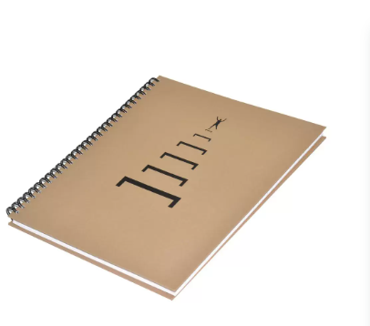 LIGHT Pack of 5 Spiral Hard Cover Note Book 100 Sheets Size 10X8 Inches (25.4 X 20.32 cm) - LINBS1081001302