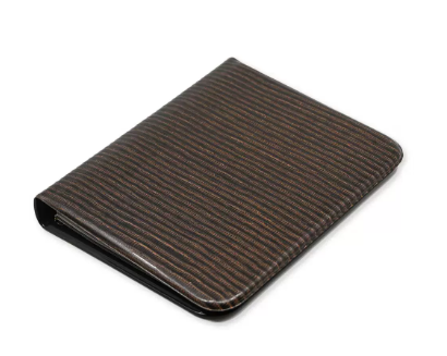 2 Pieces Telephone Adress Book with Index (A to Z), Colour Lizard Brown - UATL081BR