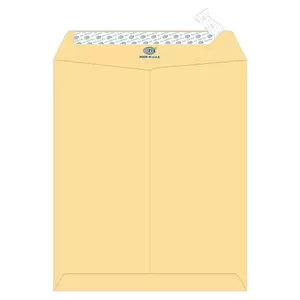FIS Manila Envelopes Peel & Seal, Plain, Pack of 50 Pcs. 12 x 10 Inch, 90 GSM - FSME9034P50