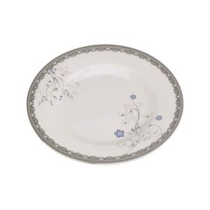 Royalford Melamineware 10" Flat Plate Floral - Melamine - Multicolor