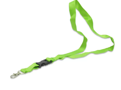 Pack of 50 Pieces Flat Lanyard With Hook And Safety Buckle, 2X90cm Badge Holder Green - FSNAPGR