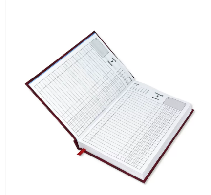 FIS A5 Diary 2024 Maroon (French) - FSDI29FR24MR