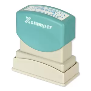 Artline X-Stamper "FAXED" for Office Business Supplies, Ink Blue - ARXTCXB1350-1PC