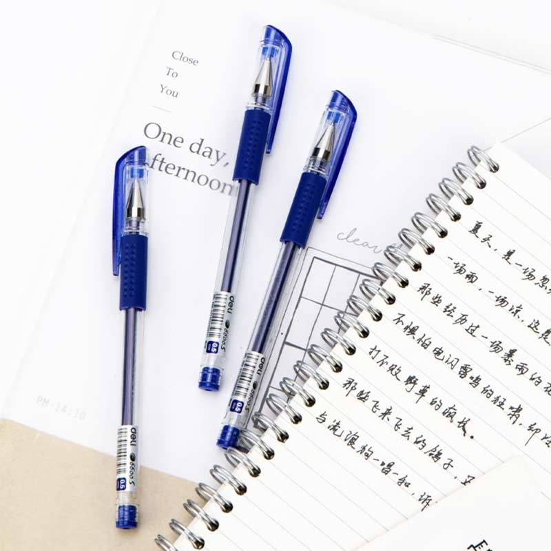 Deli Gel Pen E6600S -0.5mm Black