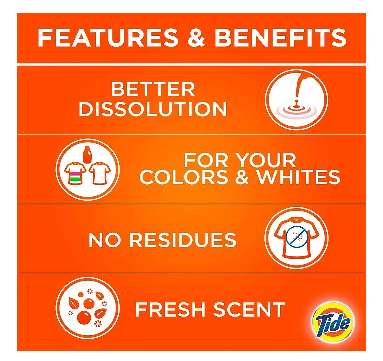 Tide Automatic Power Gel Laundry Detergent Morning Fresh Scent 1.8L