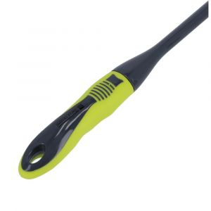 Royalford Toilet Brush With Holder - Plastic - Green & Grey