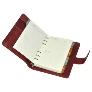 FIS Genuine Crocodilus Leather Organizers, 110x170mm Size, Maroon Color - FSORLO2MR